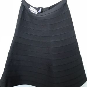 🌟Herve Leger authentic black bandaged skirt XXS